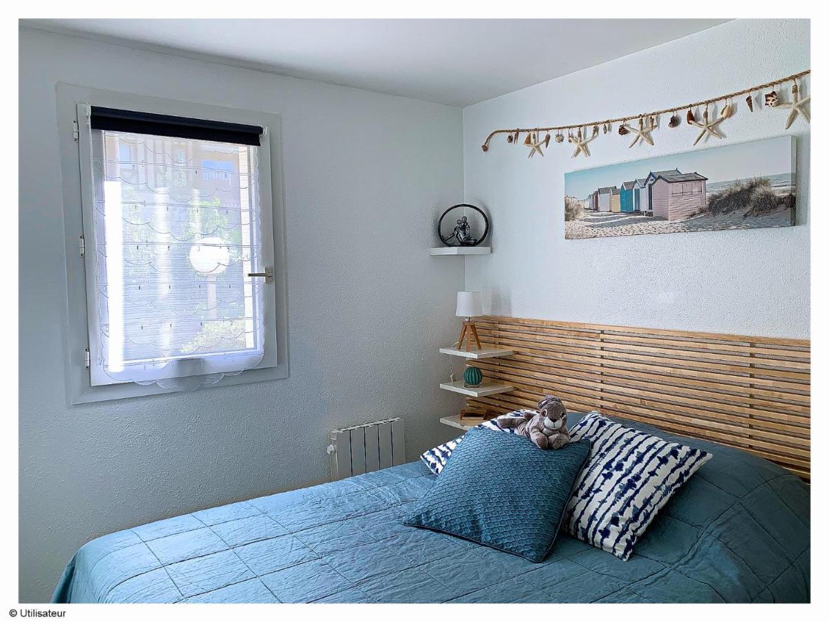 Cabourg, Appartement Plain Pied Avec Terrasse Acces Direct A La Plage Bagian luar foto
