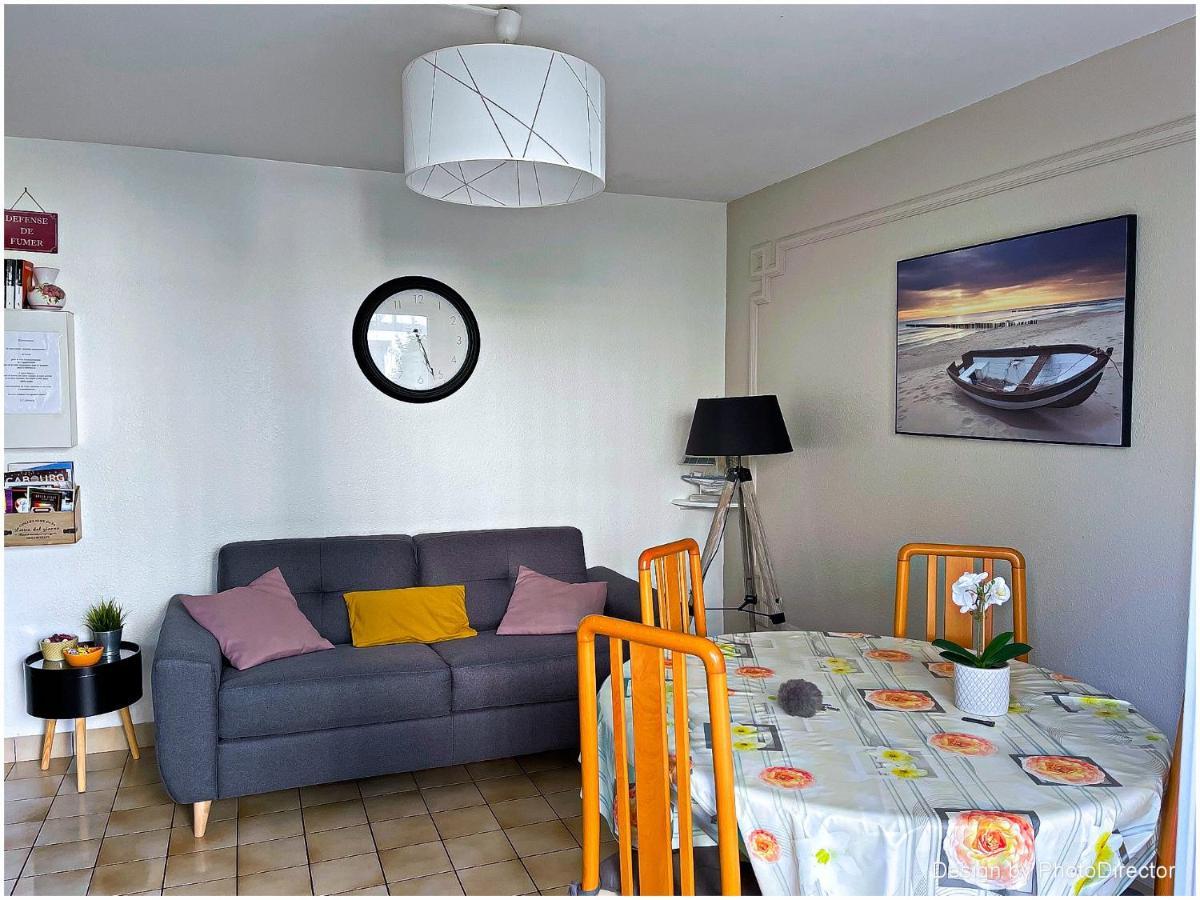 Cabourg, Appartement Plain Pied Avec Terrasse Acces Direct A La Plage Bagian luar foto